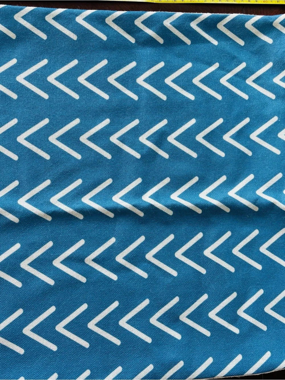 Blue & White Home Sweet Home Decorative Pillow Covers Set